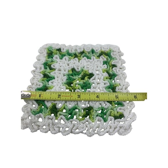 3D Vntg Crocheted Doily Trivet Coaster Hot Pad Potholder Home Table Decor - Picture 8 of 8